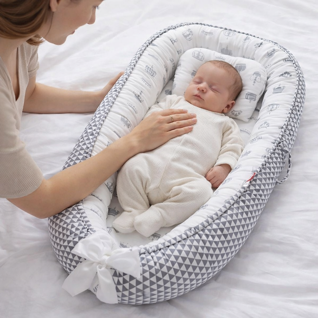 NESTSOFT – Atmungsaktives Baby-Kuschelnest